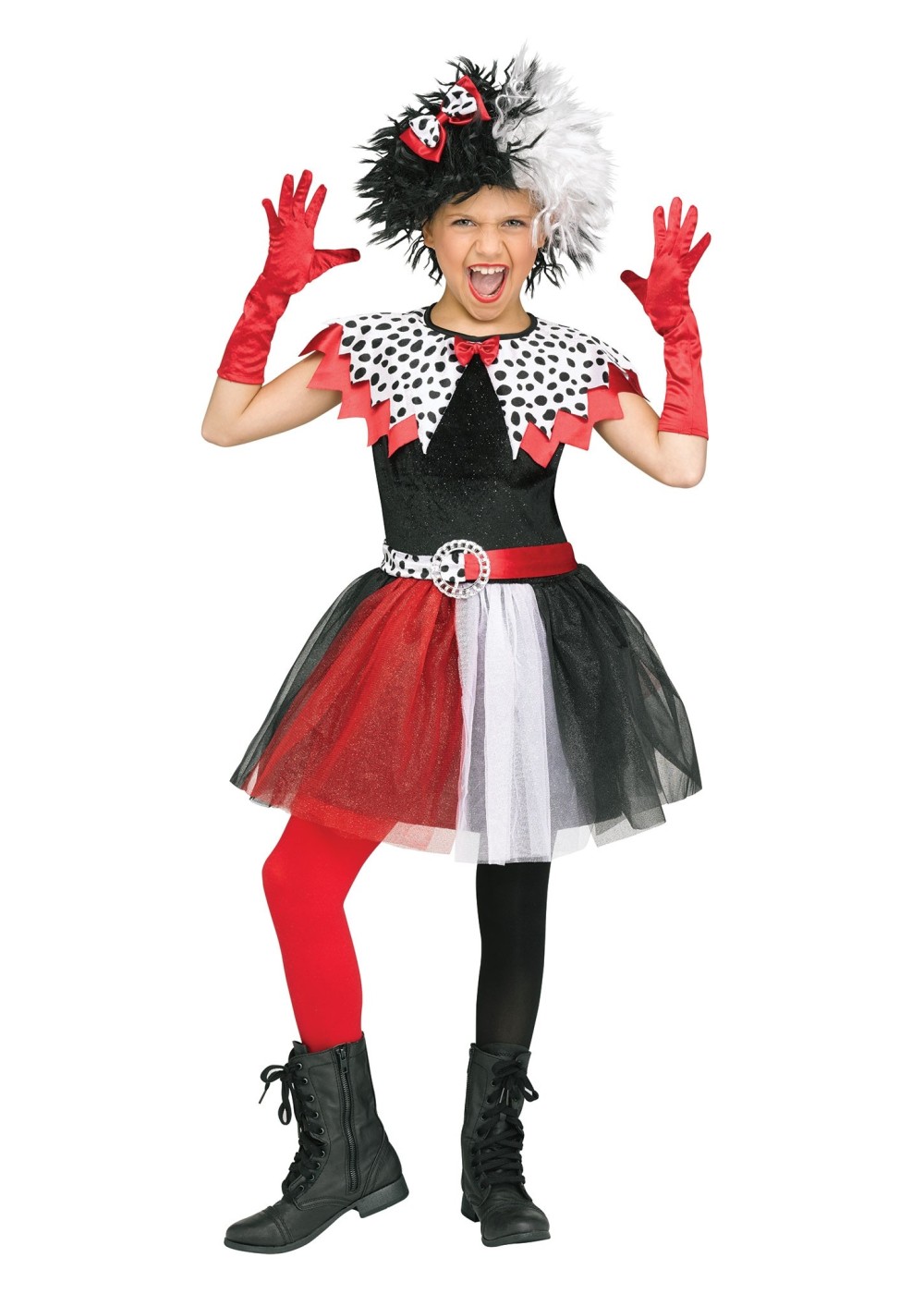 The Best Deals Guaranteed Spotted Villain Girl Costume United States